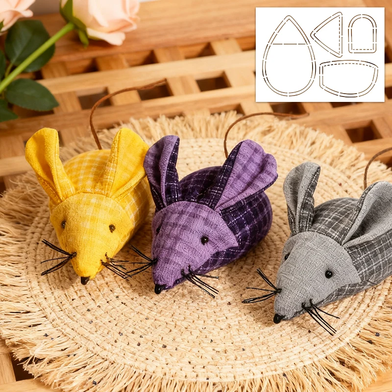 YOMDID 1pc Handmade Mouse Sewing Template DIY Mouse Pattern PET Quilting Template DIY Home Decor Sewing Supplies & Accessories view 3