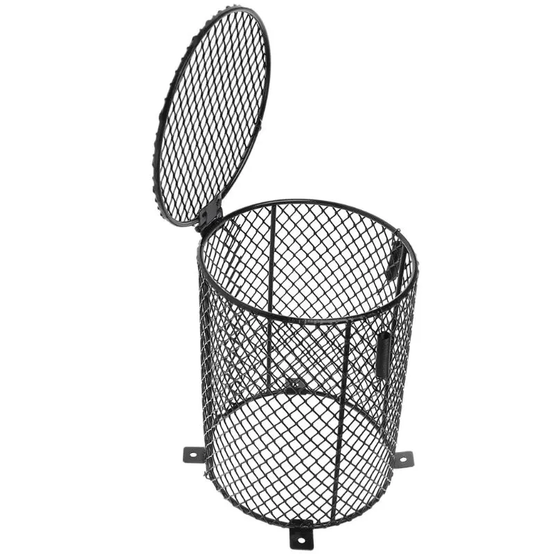 Reptile Heater Guard Heating Lamp Mesh Cover Anti-scald Lampshade Ceramic Light Bulb Protector Cylinder & Square Shaped