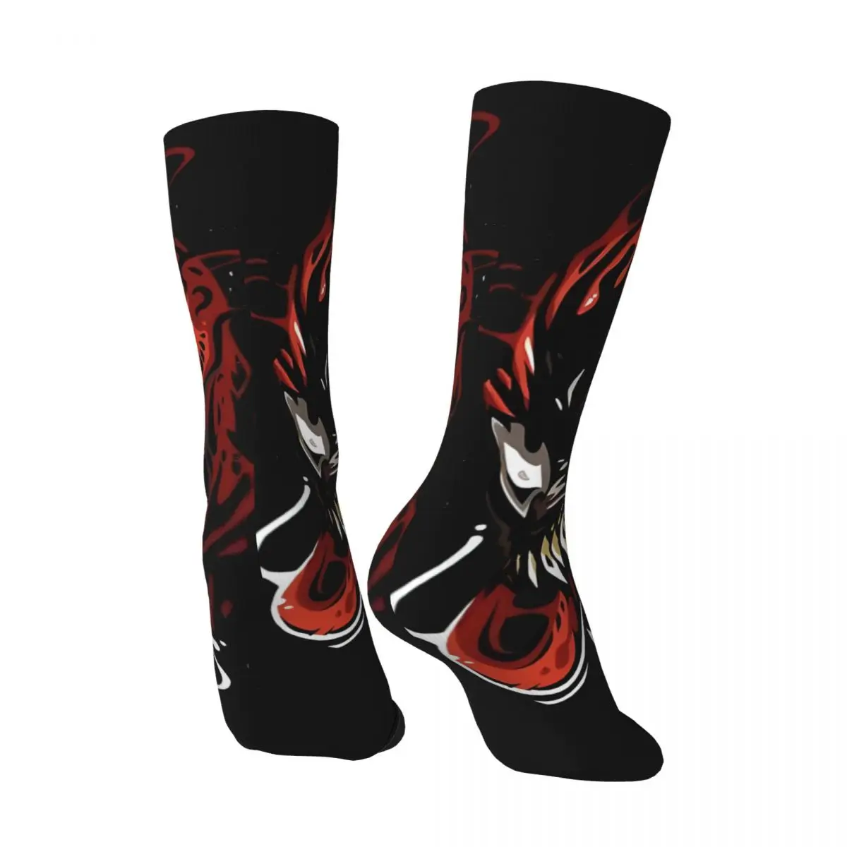 Hip Hop Retro Fun Crazy Men's compression Socks Unisex Marvel Venom Street Style Pattern Printed Funny Novelty Happy Crew Sock