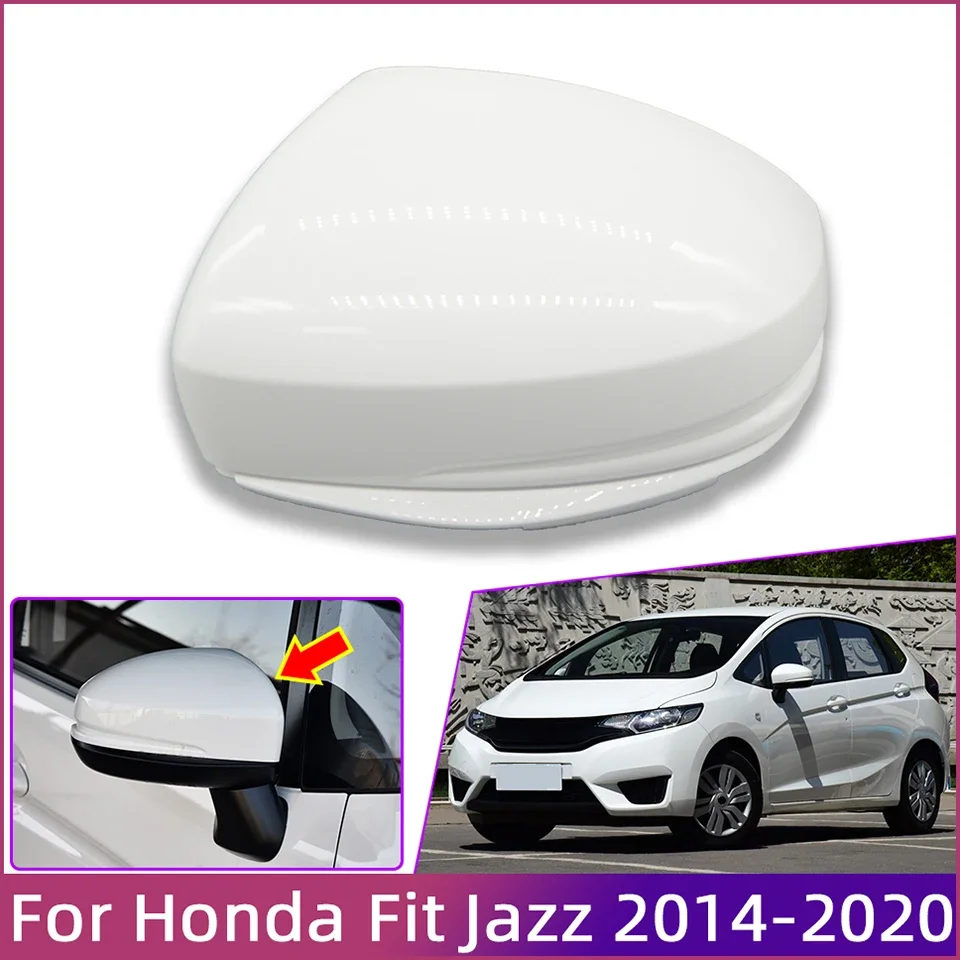 

Auto External Rearview Mirror Cover Cap Lid Housing Shell For Honda Fit Jazz GK5 2014 2015 2016 2017 2018 2019 2020 Painted