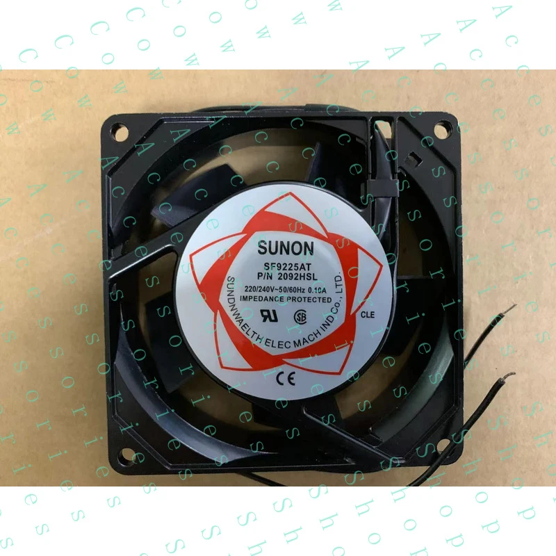 PP+ 1PC  Axial Fan AC/220～240V 13/11W 92x92x25mm 2pin  SF9225AT P/N 2092HSL
