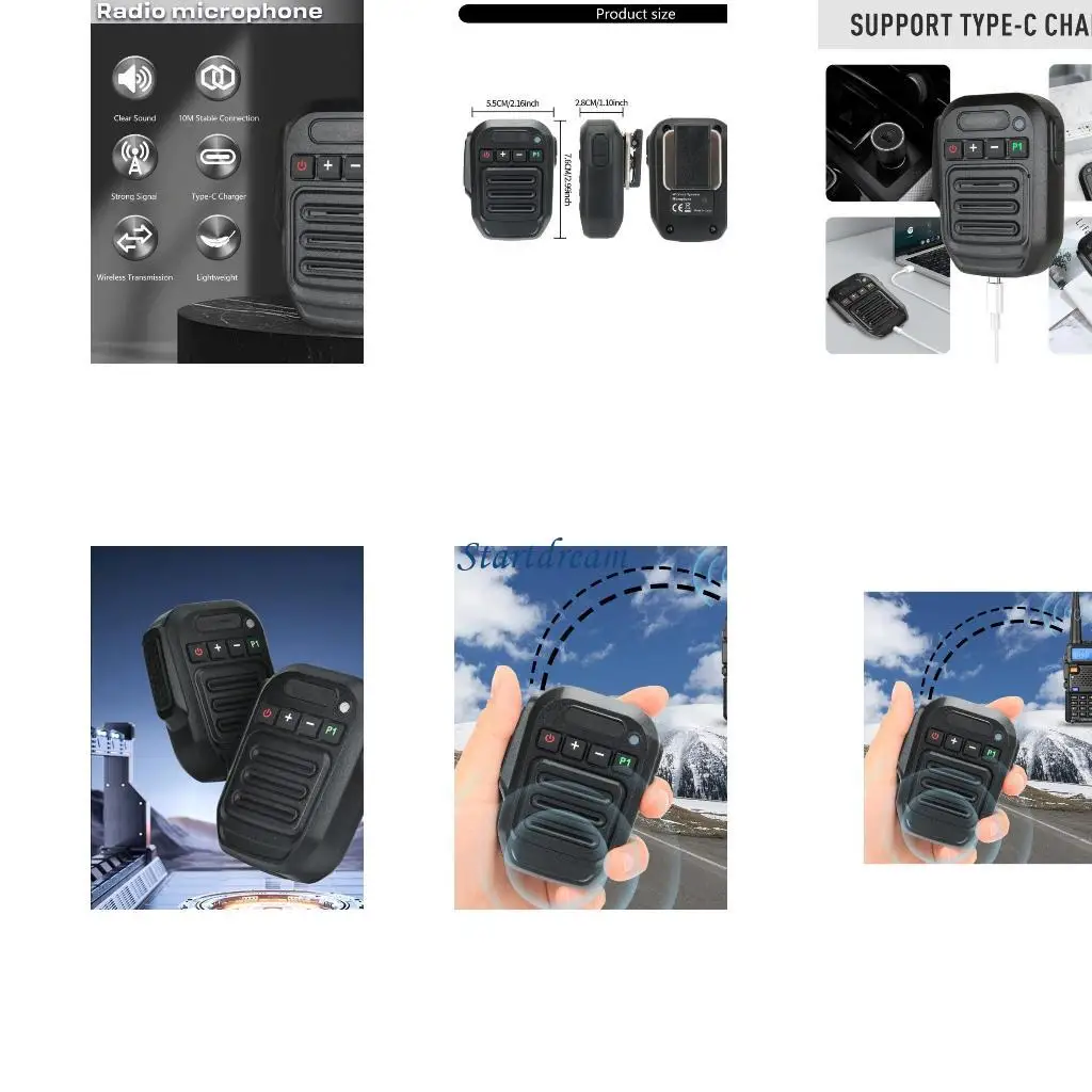 

Speaker Microphone For K Connector Two Way Radio Communication Emergency Service K92C
