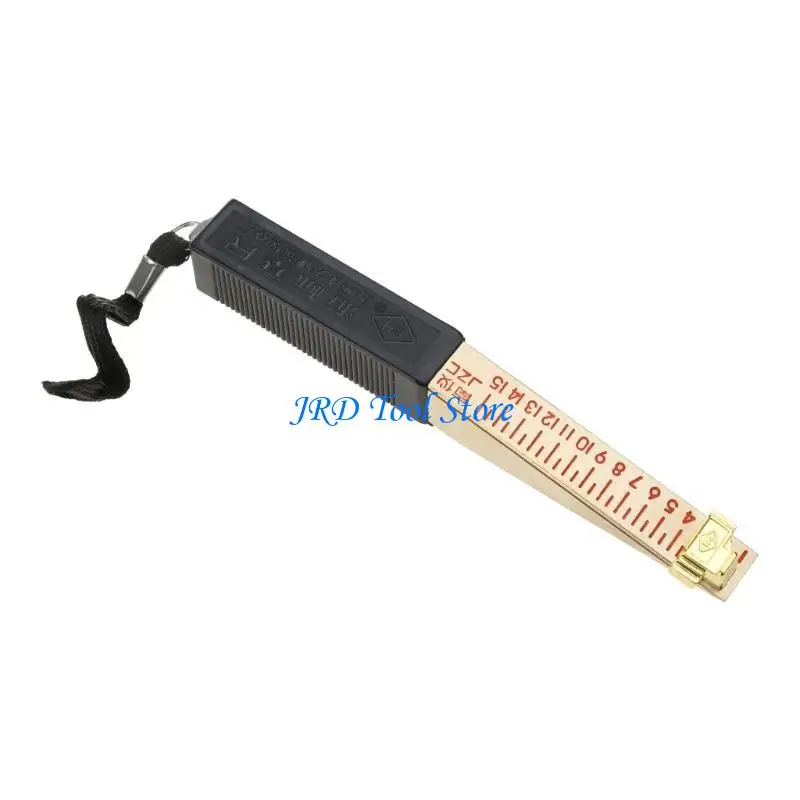 A2UD 0.2/0.5mm 1-15mm Vernier Feeler Gauge Flatness Measure Tool Portable
