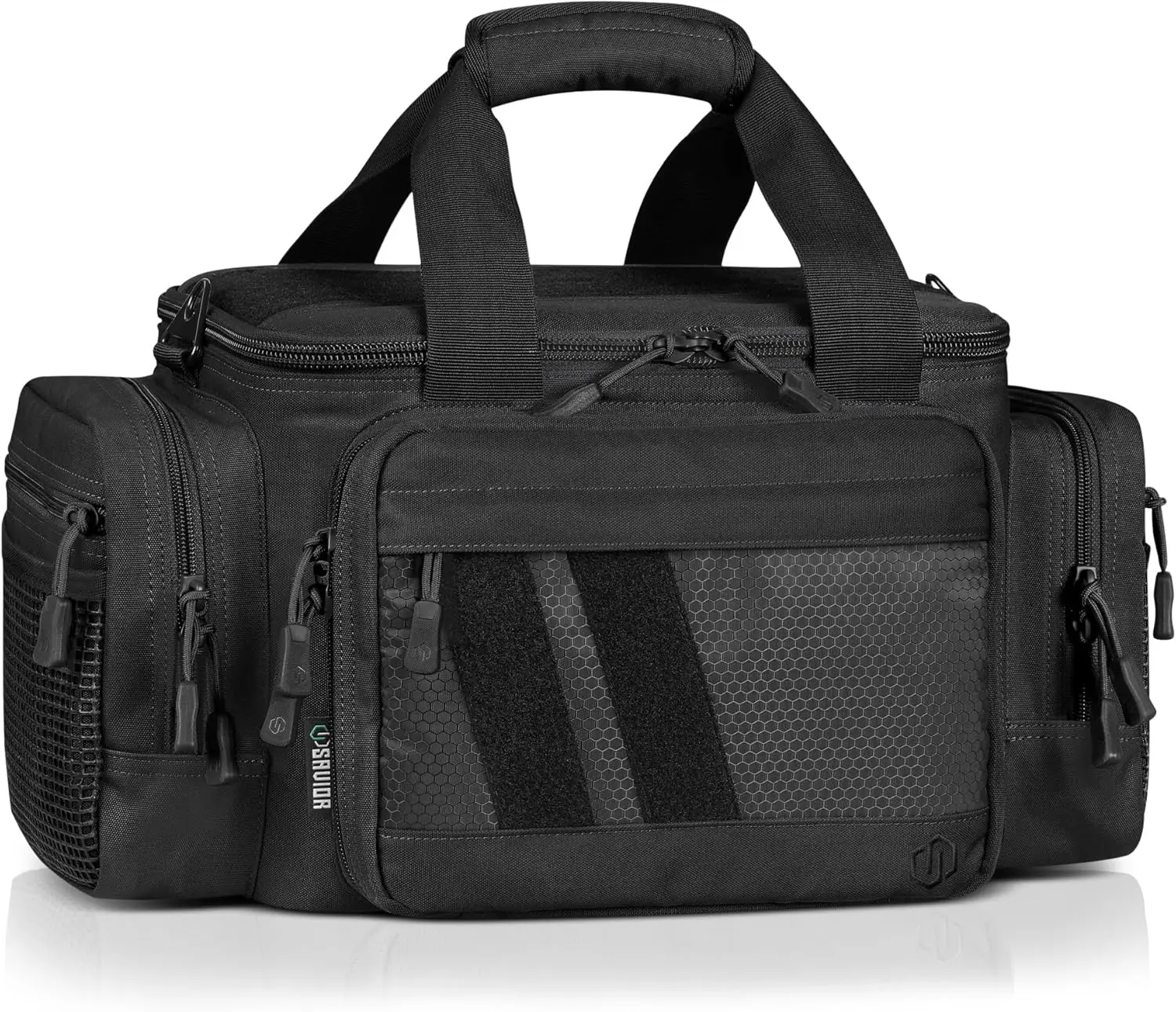 

Equipment Specialist Series Tactical Triple Pistol Shooting Range Hunting Duffle Bag Gun Carrying Case, Rigid Compartment