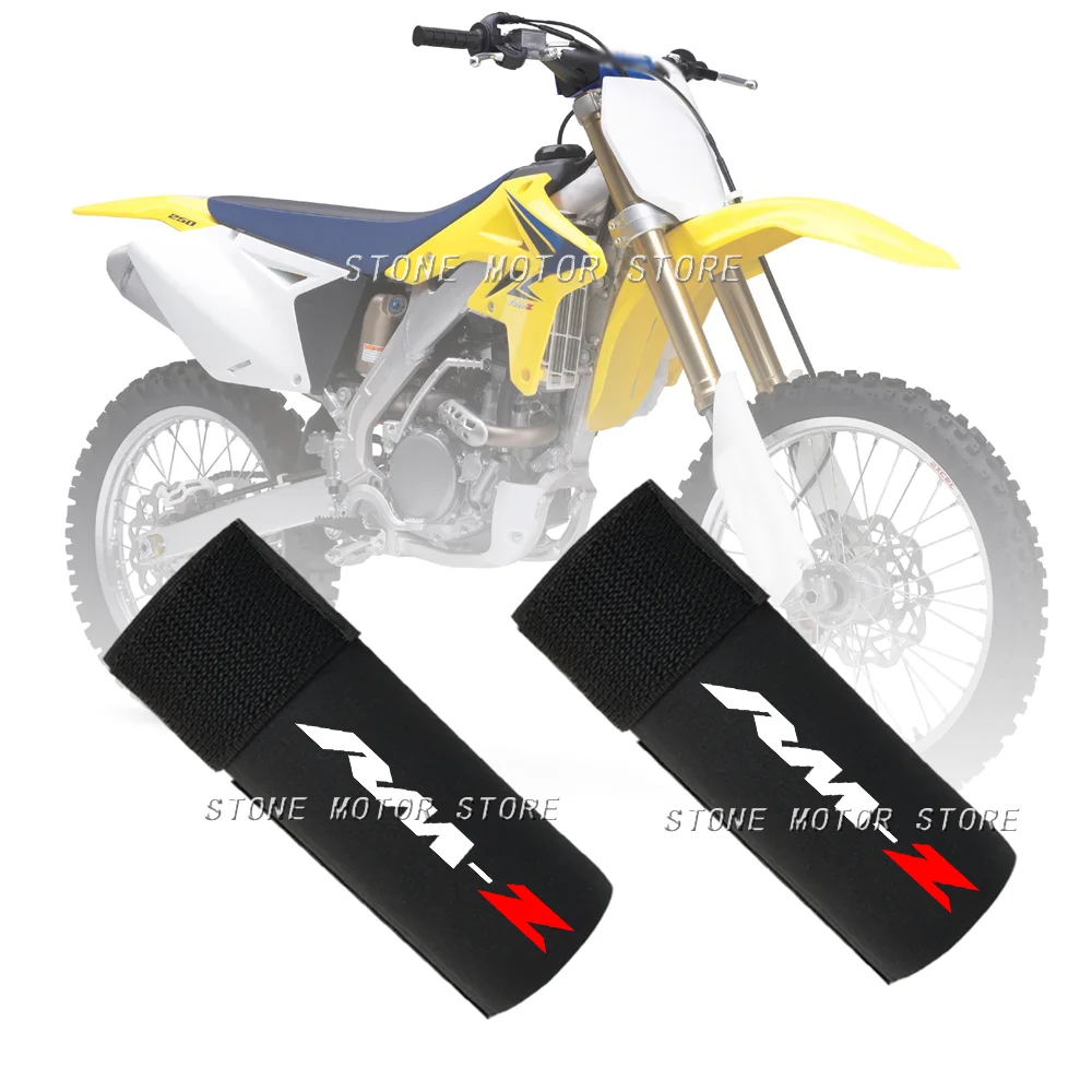 For RMZ RMX 250 400 450 RMZ250 RMZ400 RMZ450 RMX250 450  Motorcycle Front Fork Sock Fork Seal Protectors Front Fork Decoration