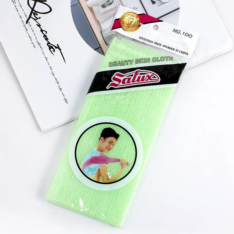 

1PCS New Exfoliating Bath Belts Nylon Long Shower Washcloth Bath Brushs Body Scrub Back Scrubber Strap Spas Massage Bathing Tool