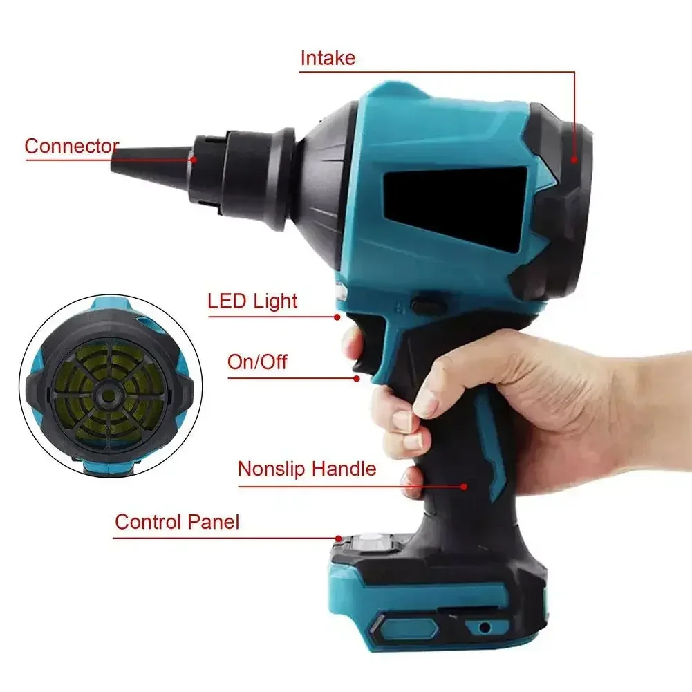 

Blow Blower Battery Inflator Blower Suction Dual Makita For Rechargeable Multifunction Use Dust 18v Cordless