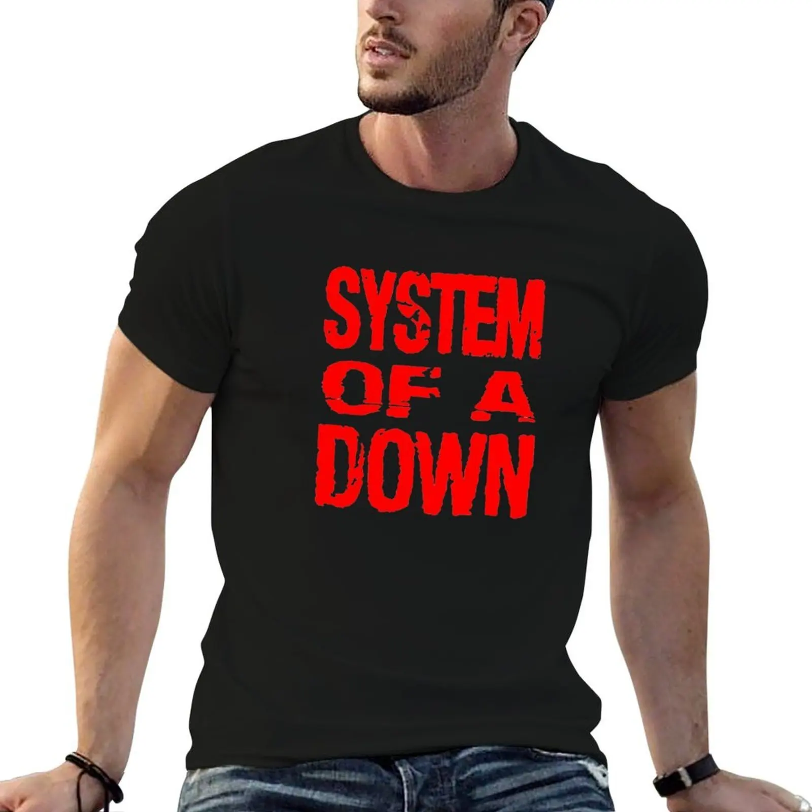red T-Shirt funny gifts new gifts and t-shirts plus size men clothing