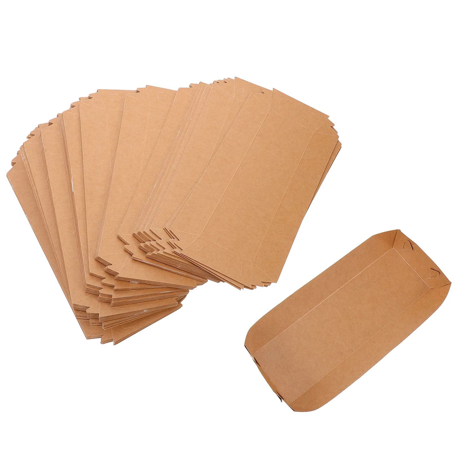 

100 Pcs Frying Chicken Holders Fried Food Mini Cute French Fries Containers Paper