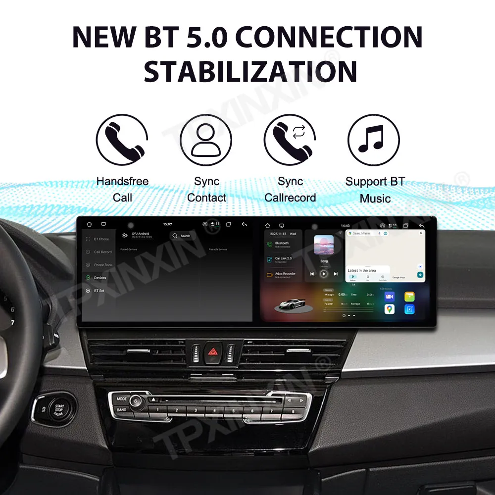 لسيارات BMW 2 Series Touring 2013-2019 راديو السيارة الاندورويد الوسائط المتعددة فيديو لاسلكي Carplay Autoradio ستيريو نظام تحديد المواقع والملاحة رئيس وحدة #3