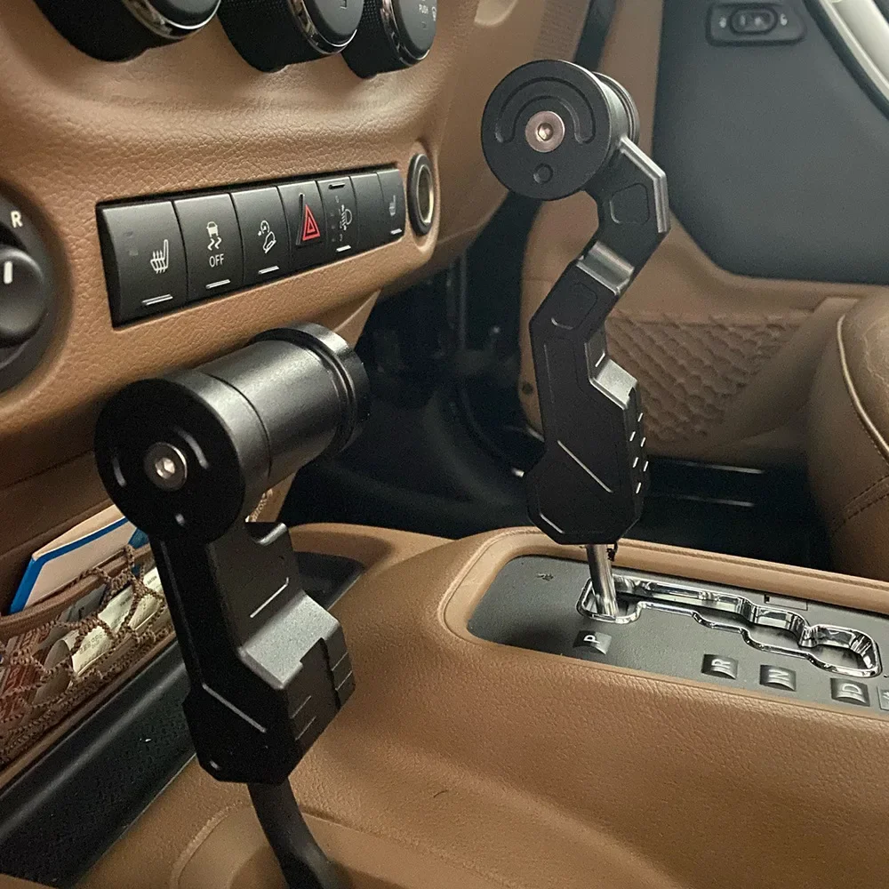 M8 M10 119MM/160MM Aluminum Aircraft Gear Shift Lever Knob Car Modified Aircraft Joystick Ergonomic Shift Head