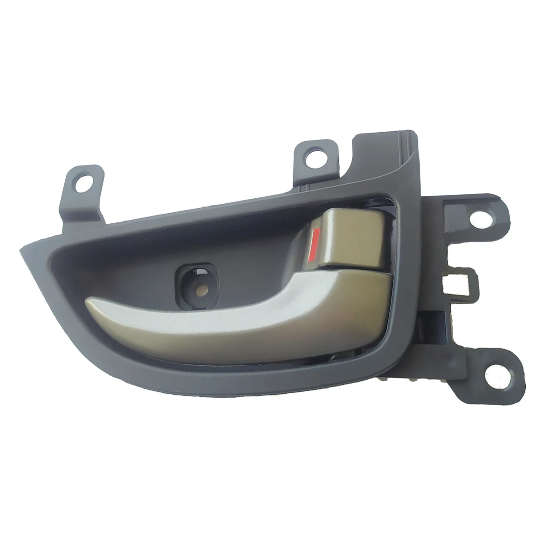 

Новинка, 2 шт., внутренняя задняя левая и правая дверная ручка 83610-3X110 83620-3X110 подходит для Hyundai Elantra 2011-2016, серый пластик