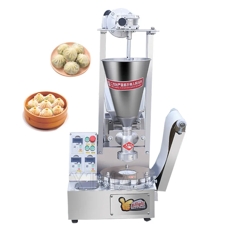 Desktop Chinese Baozi Molding Machine Automatic Momo Making Maker Steamed Bun Making Machine