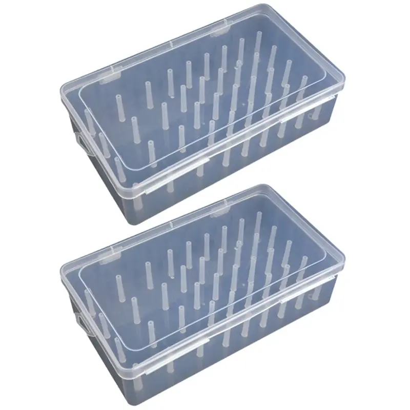 

GYTB-42 Коробка для швейных принадлежностей, органайзер для домашнего шитья, многофункциональный пластиковый контейнер для хранения швейных принадлежностей