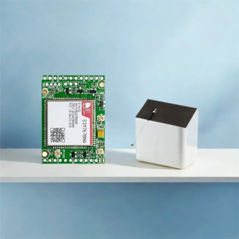 SIM7670E CAT1 CORE BOARD GEEN GPS-module Dual-row Pin LTE B2/B4/B5/B12/B13/B66 Cat1 4G Qualcomm chip Breadboard Met FPC Antenne