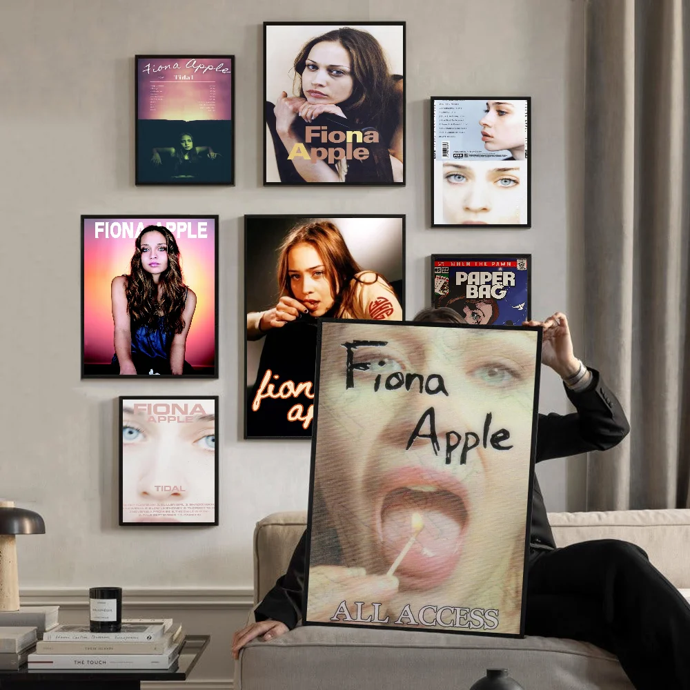 Fiona Apple Classic Vintage Posters Decoracion Painting Wall Art White Kraft Paper Kawaii Room Decor