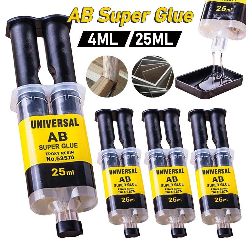 Super AB Adhesives Strong Liquid Epoxy Resin Adhesive Metal Glass Ceramics Wood Repair Tools Adhesives Quick-drying Adhesives