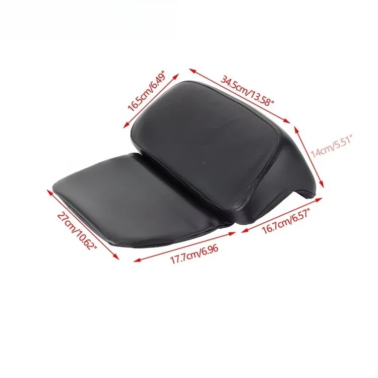 حزمة صندوق السيارة مع مسند الظهر لـ Harley Touring FLH Street Glide Tour Pak 2014-2023