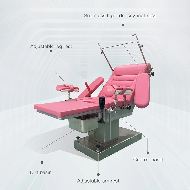 Multifunktionaler gynäkologischer elektrischer umfassender Operationstisch Chirurgischer Untersuchungstisch Geburtshilfstisch