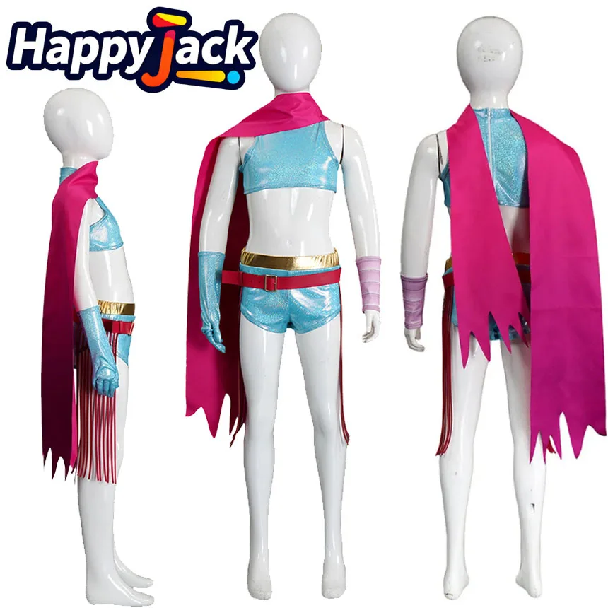 Gazelle Cosplay Costume Cartoon Zoo Fantasia Singer Dance Performance Vest Shorts Belt Scarf Halloween Carnival Disguise Suits