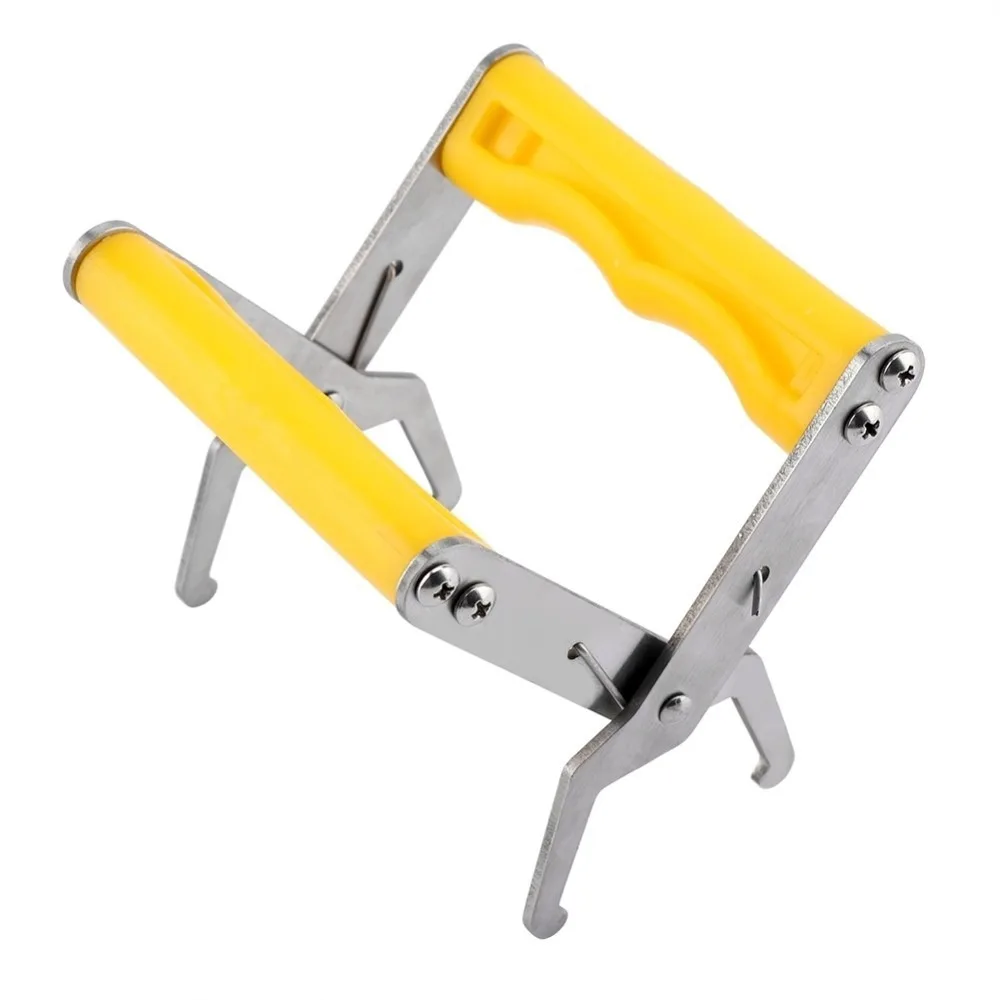 

Easy to Grip Stainless Steel Frame Gripper Plastic Silver&Yellow Frame Grip Tool Frame Lifter Tool Beekeeping