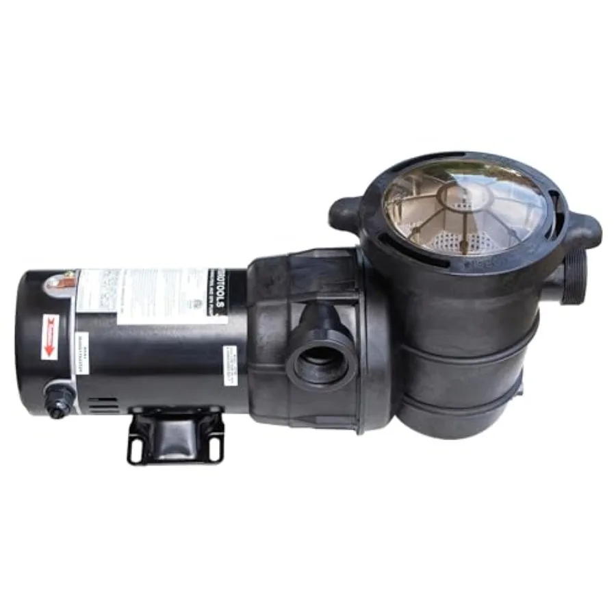 

Above-ground pool replacement pump, polypropylene housing, black, 5, 280 GPH flow rate with single-speed operation for sand, ca