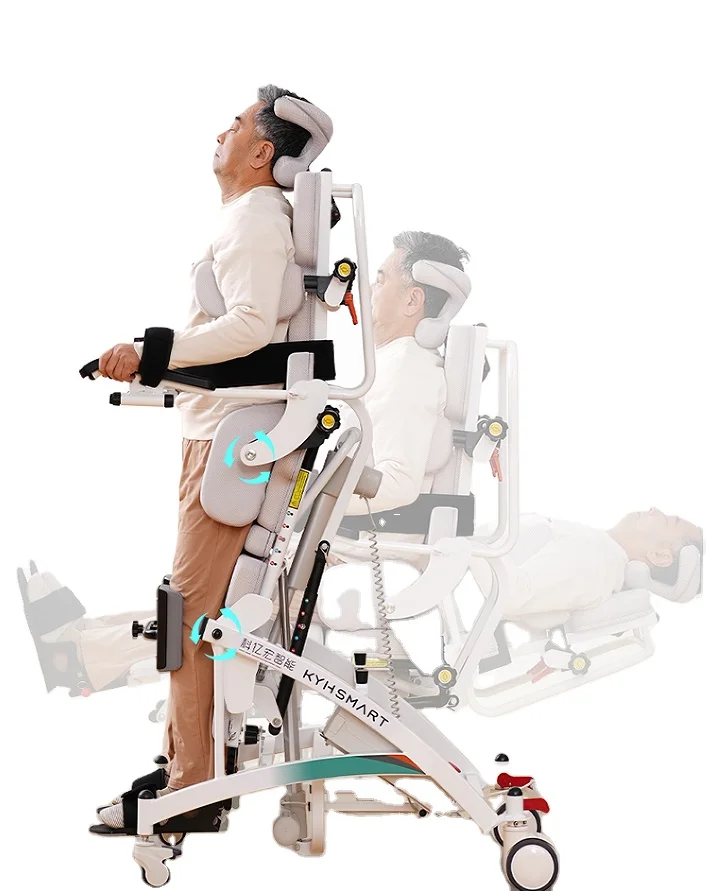 Home-use Multi-functional Electric Standing Bed For Assisting In Rehabilitation Training For Lying Down To Standing Transition