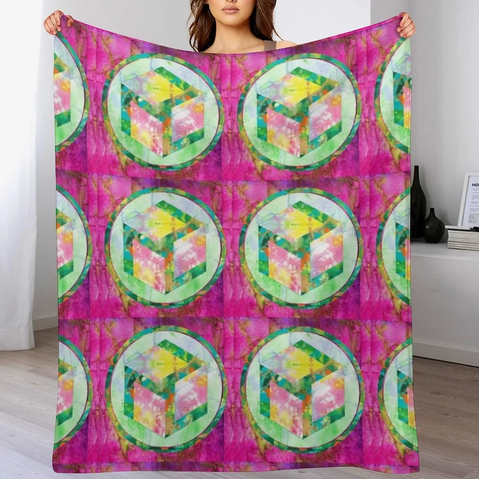 Antahkarana - Peace Throw Blanket Warm Comfortable Blanket Gift for Parents Friends