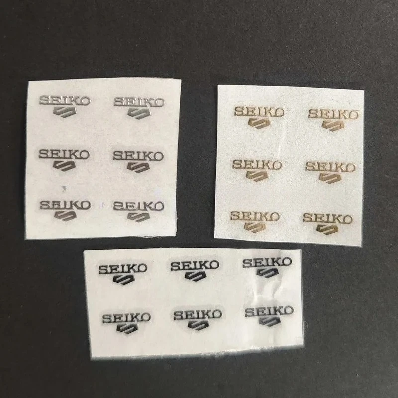 للتغيير الجديد Seiko Watch الحرفي شعار مسمار ساعة الطلب SEIKO وضع العلامات المعدنية LOGO5 ملصق GS ملصق