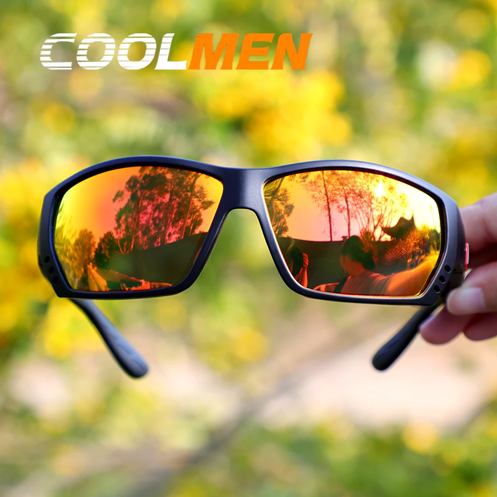AliExpress COOLMEN 2026 Polarized Fishing Sunglasses UV400 Protective Bicycle, Driving, Hunting, Outdoor Sports Equipment YZ2027