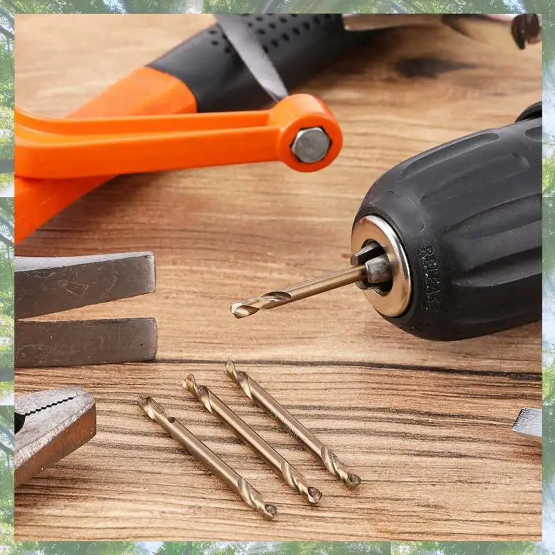 

Премиум-30 шт. двухсторонние сверла, двухсторонние кобальтовые сверла для закаленной стали, чугуна, дерева, пластика, сверла из нержавеющей стали