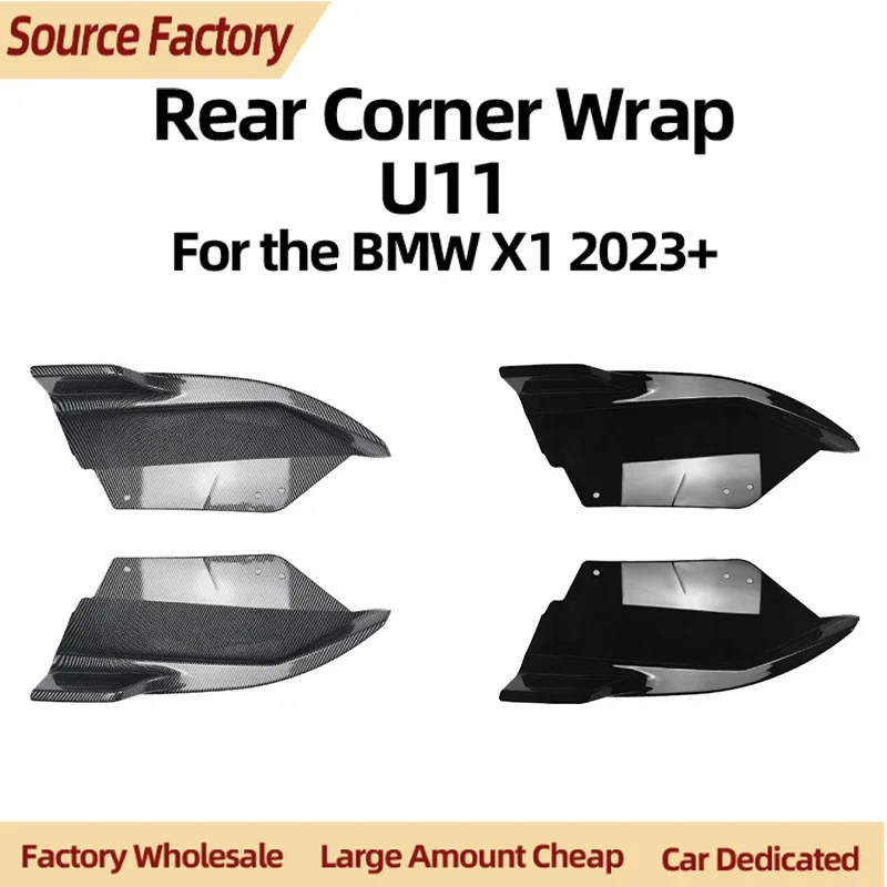 

Бамперы для BMW X1 U11 2023+, задний угловой ветровой нож, трансграничная внешняя наклейка для автомобиля, модификация, аксессуары