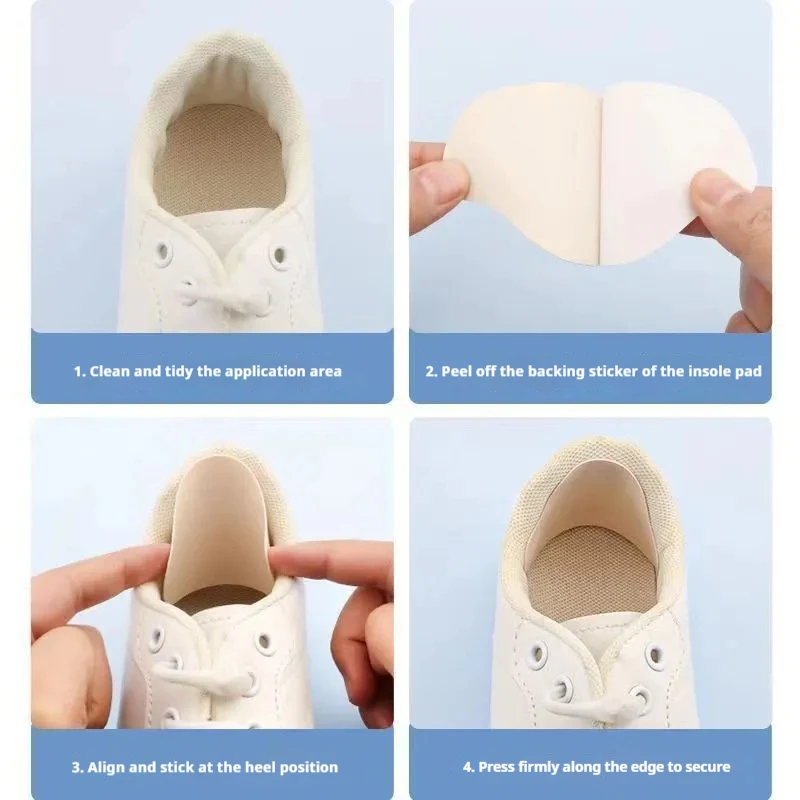 Heel Repair Patches Anti-Wear Heels Protectors Self-Adhesive Heels Pads Suitable for a variety of shoes 6Pcs/18Pcs image 5