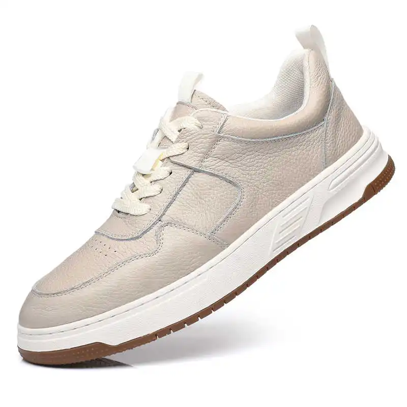 

Мужские кроссовки на высокой подошве для активного отдыха, осенне-весенние, желтые, бежевые, спортивные, для бега, для тяжелой атлетики, сабо, для занятий спортом, Besket