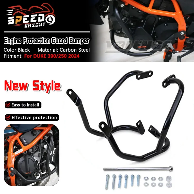 2024 NEW Motorcycle Crash Bar Frame Engine Protection Guard Bumper Protector For DUKE 390 For DUKE 250 2024