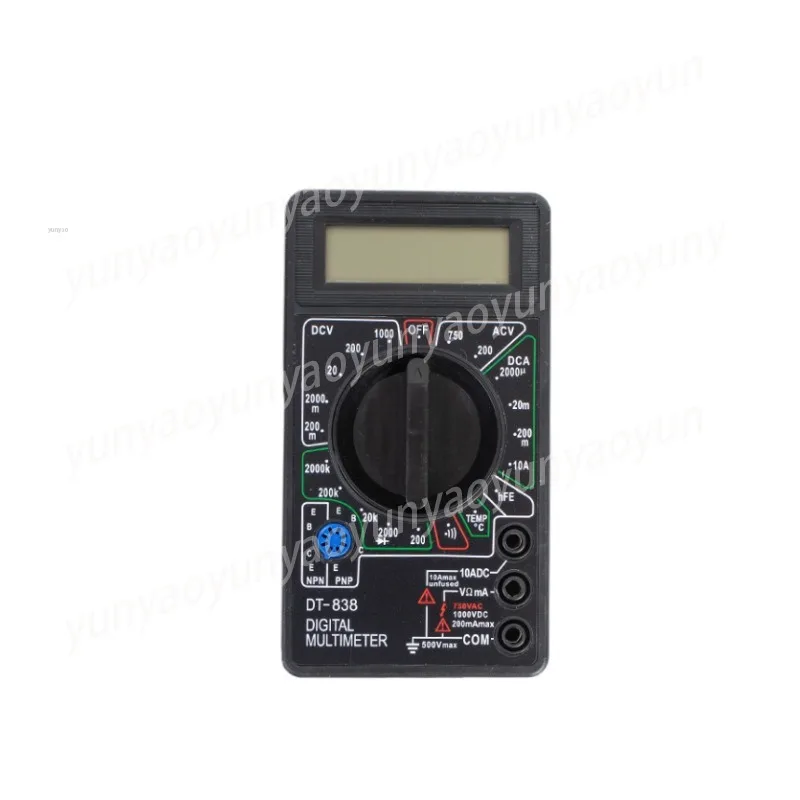 DT838 Multi-function Multimeter, Household Maintenance Electrician Meter, High-precision Current and Voltmeter