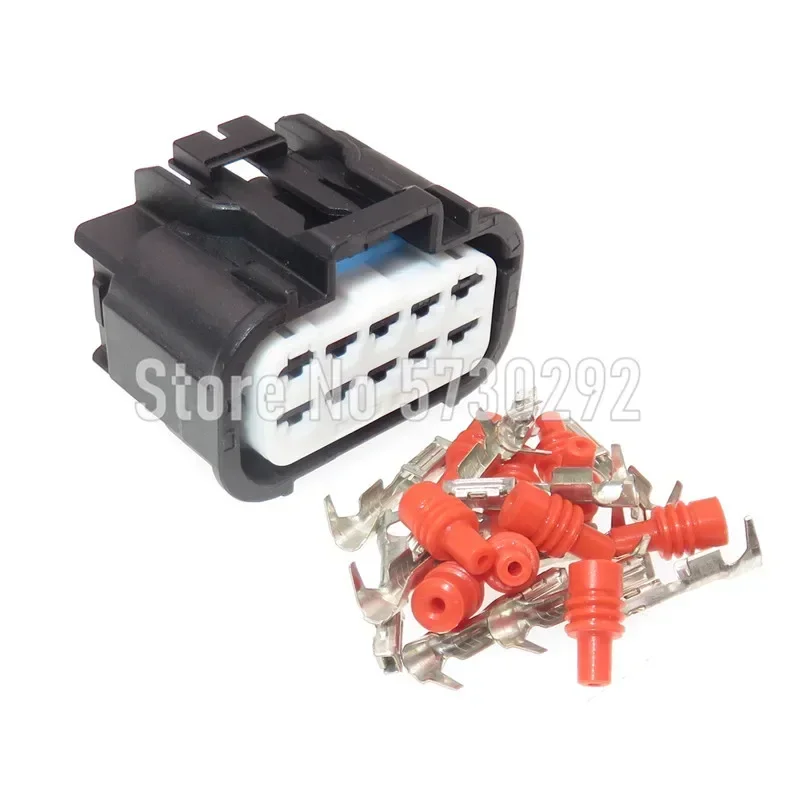 10P 6189-7601 6189-7602 Auto Headlights Electric Wiring Harness Male and Female Docking Waterproof Plug For Roewe Chevrolet