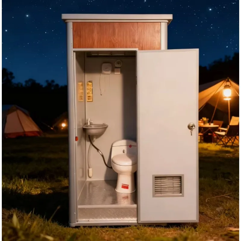 Deluxe Mobile Toilet Restroom Cabin Single Room for Events Sites Public Places Campgrounds RV Parks VIP Outdoor Use
