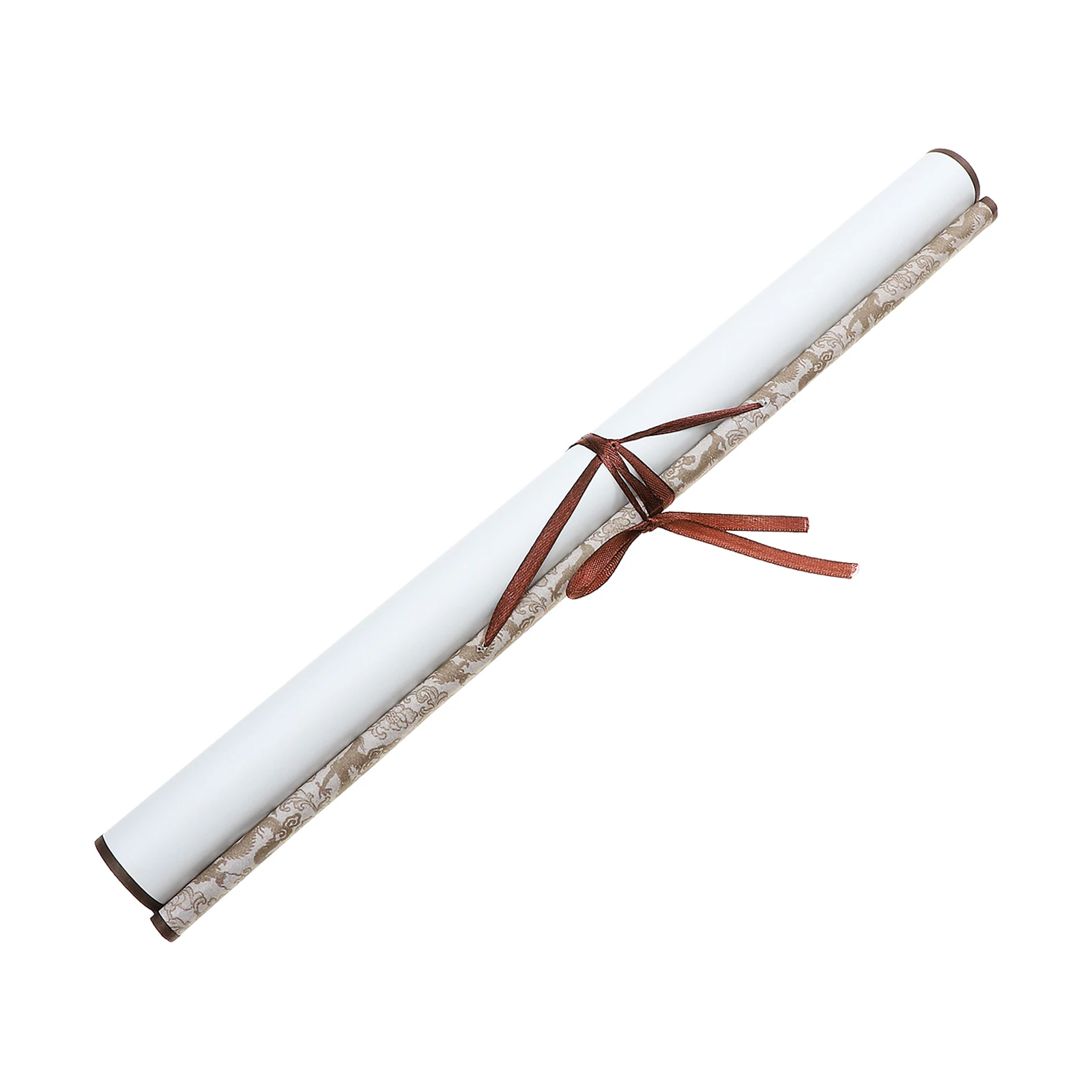 

Rice Paper Hanging Shaft Blank Calligraphy Scroll Chinese Accessory Art Wall Scrolls Painting