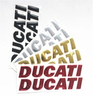 3D Motorcycle Chrome Silver Sticker Decal Emblem Tank Moto Stickers for Ducati All 696 848 1098 1198