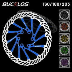 BUCKLOS G3 Bicycle Brake Disc Rotor 160mm 180mm 203mm Mtb Road Bike Rotor 6 Bolt Ultralight Hydraulic Brake Rotors for SHIMANO