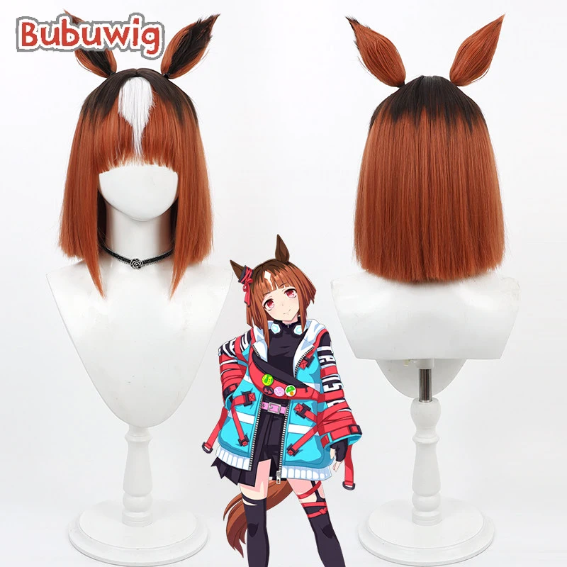 bubuwig-合成毛トランスセンドコスプレウィッグ耳尻尾ウマ娘-プリティーダービートランスセンド-40-センチメートル混合色ウィッグ耐熱