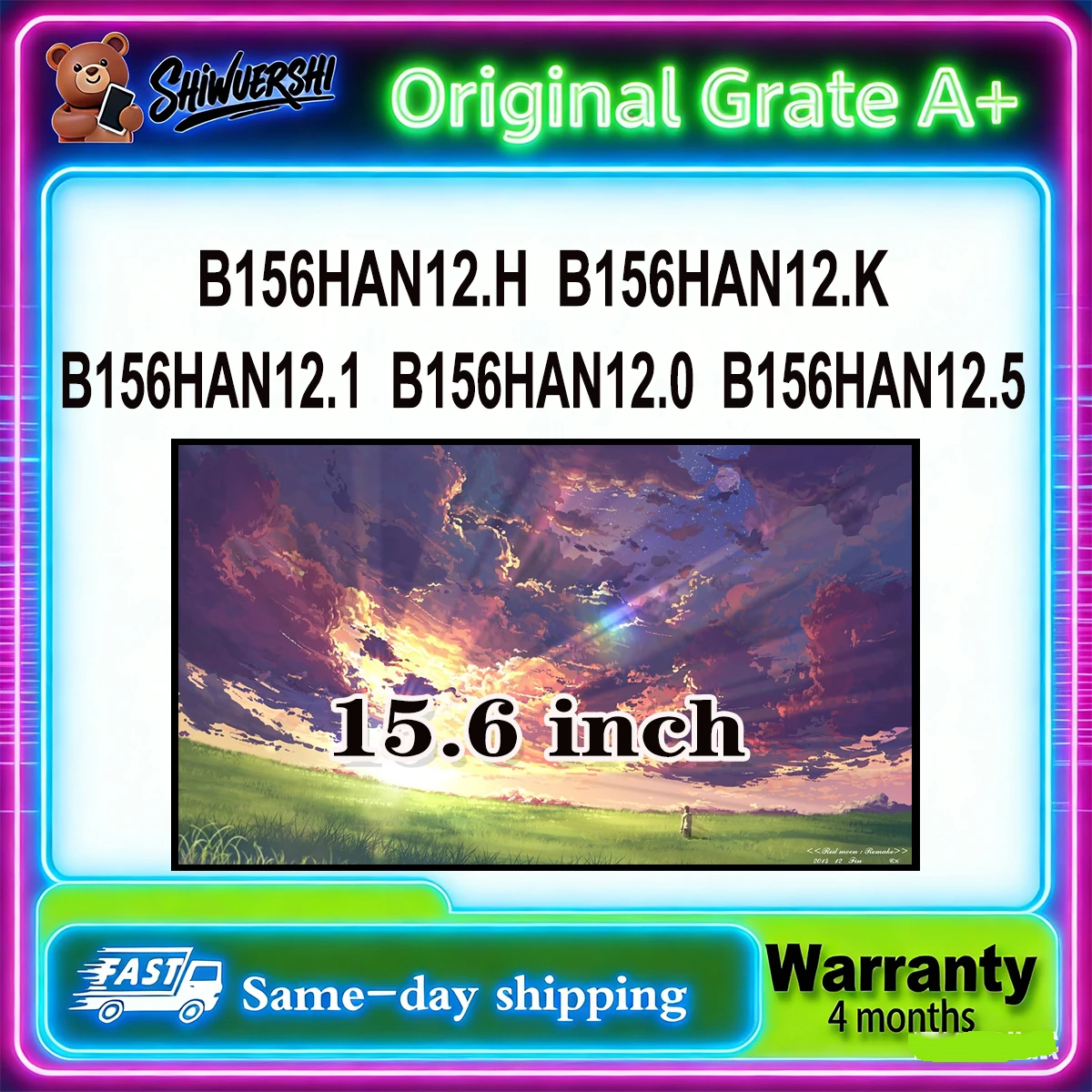 

Original New A+ 15.6 inch Slim Laptop Lcd Screen Panel B156HAN12.1 B156HAN12.0 B156HAN12.5 B156HAN12.H B156HAN12.K