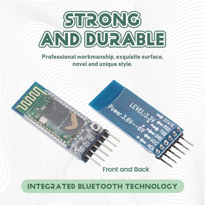 B04C-HC-05 Módulo transceptor de placa de expansión Bluetooth RF inalámbrico maestro-esclavo para proyectos Arduino