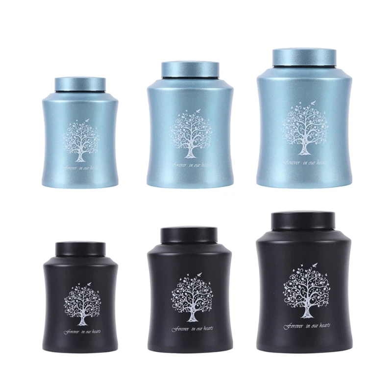 

Frosted Dog Small Urn Jar Small Pet Cremation Urns Container Memory AshesHolder Dropship