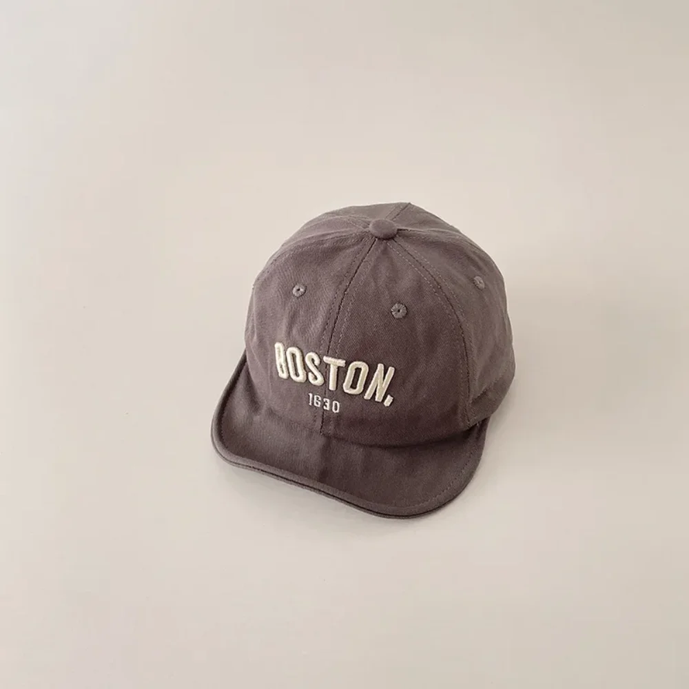 

Cute Adjustable Children's Hat Soft Brim UV Protection Baseball Cap Breathable Alphabet Design Duck Cap Spring Autumn