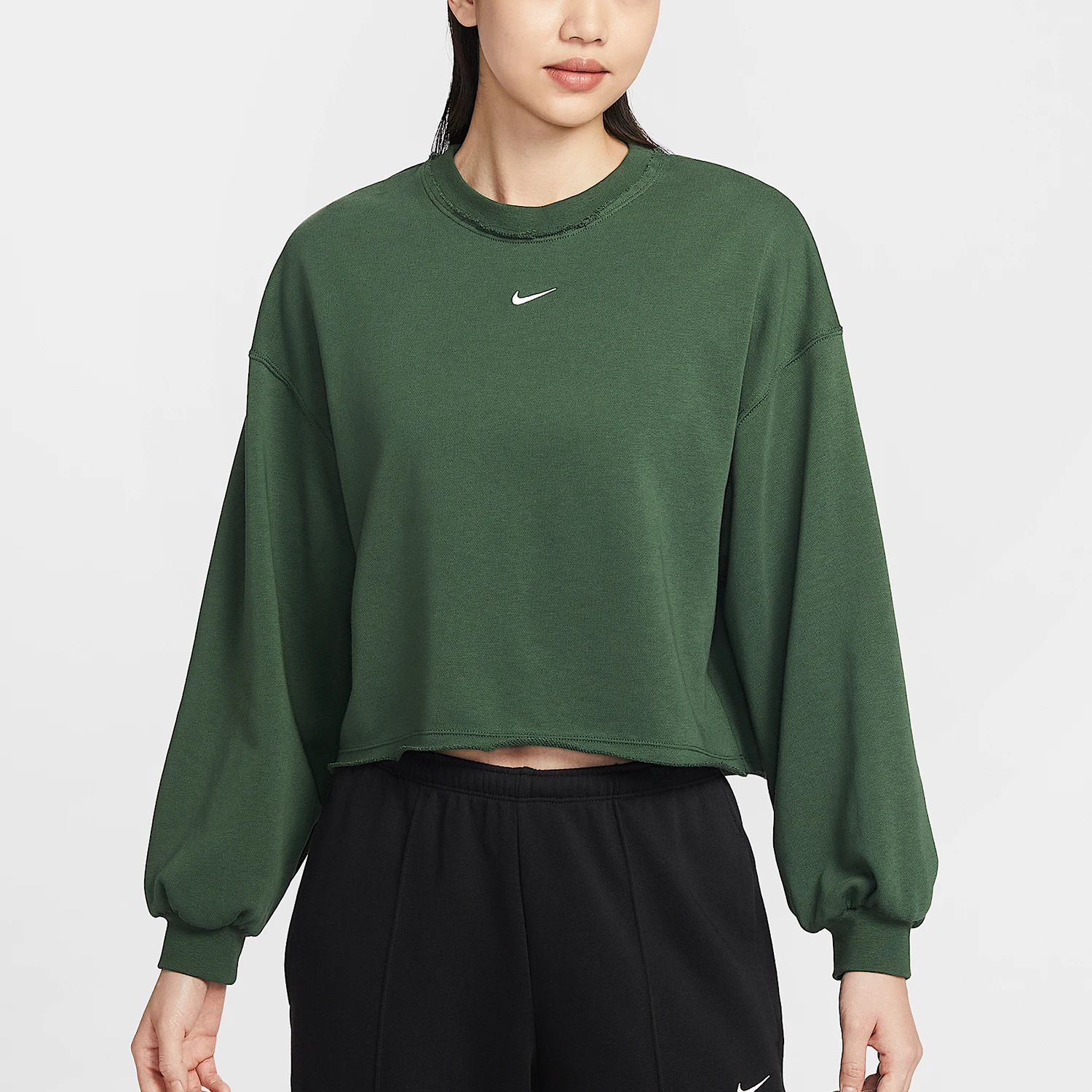 Nike genuine Chill Terry women's round neck casual sports hoodie IF0229-323