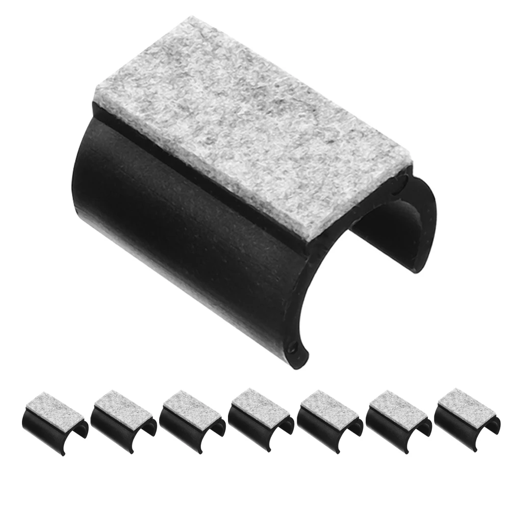 

8pcs Shaped Chair Feet Caps Floor Protector Felt Pads Non Slip Furniture Chair Legs Tips Caps Leg Protectors Hardwood Mats