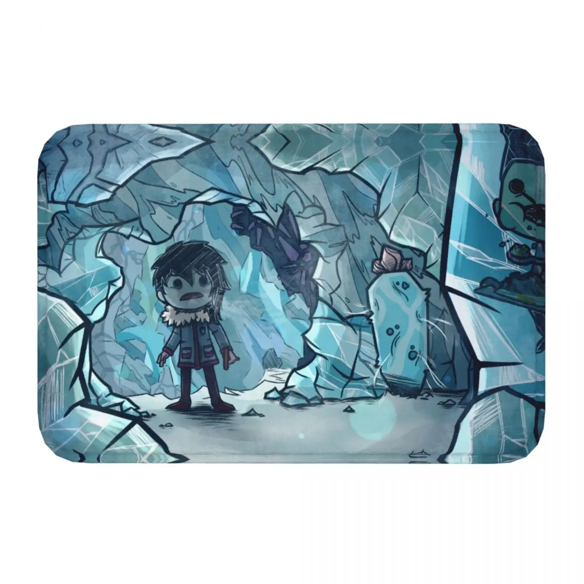 O-Oxygen Not Included Bedroom Mat Ice Doormat Kitchen Carpet Outdoor Rug Home Decoration