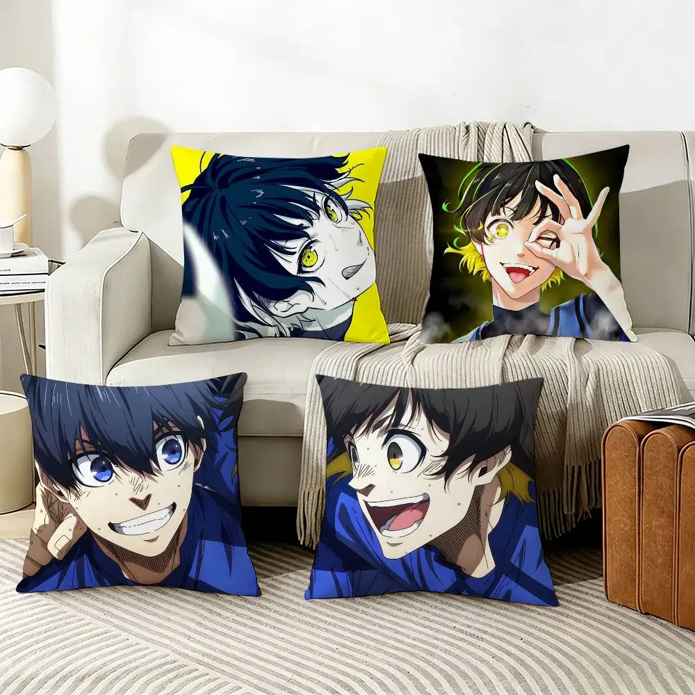 

Anime Trent B-Blue L-Lock Various Sizes Square Pillow Case For Car Home Bedchamber Decor